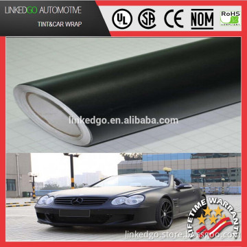 High qualtiy car wrap 1.52*30M Air Bubble Free vinyl sticker black matte vinyl wrap